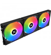 XIGMATEK - Starlink (Noir) (Pack de 3) - Ventilateurs 3x120mm A-RGB pour boitier PC