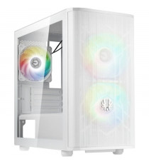 Boîtier PC - BITFENIX - Nova Mesh SE M-ATX ARGB (Blanc) - Mini tour - Format Micro-ATX - Sans alimentation