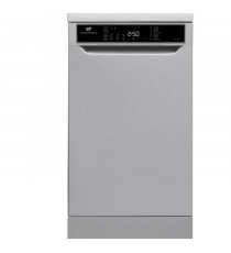 Lave-vaisselle pose libre CONTINENTAL EDISON - 10 couverts - Largeur 44,8 cm - Classe D - 45 dB - Silver