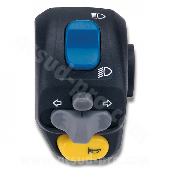 COMMODO / COMMUTATEUR GAUCHE ADAPT. PEUGEOT 50 TKR /  TREKKER / SPEEDFIGHT / VIVACITY / XP6 / XR6 / RIEJU 50 RS1. RS2
