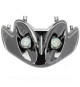 DOUBLE OPTIQUE TNT AVEC CLIGNOTANT LEDS ADAPT. MBK MACH G / YAMAHA JOG R  NOIR *