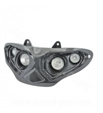 DOUBLE OPTIQUE TNT HALOGENE ADAPT. GILERA RUNNER IMIT CARBONE YM3258 *