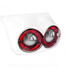 FEU ARRIERE EXTEND BLANC ADAPT. MBK BOOSTER (à partir de) 2004 / YAMAHA BWS (à partir de) 2004  A LEDS *