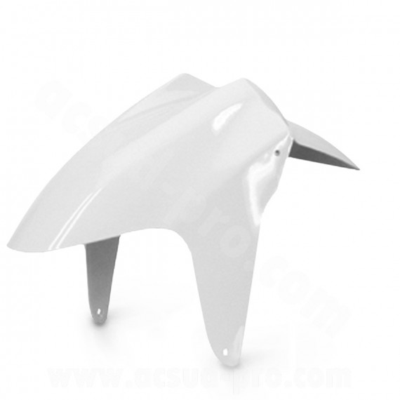 GARDE BOUE AVANT ADAPT. MBK 50 NITRO 1997-2012 / YAMAHA 50 AEROX 1997-2012  BLANC