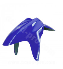 GARDE BOUE AVANT ADAPT. MBK 50 NITRO 1997-2012 / YAMAHA 50 AEROX 1997-2012  BLEU METAL