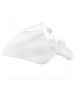 GARDE BOUE AVANT ADAPT. MBK 50 OVETTO 2008-2010 /  YAMAHA 50 NEOS 2008-2010  BLANC