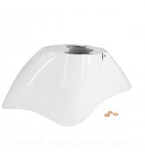 GARDE BOUE AVANT ADAPT. PIAGGIO ZIP 50 2T AC-4T BLANC