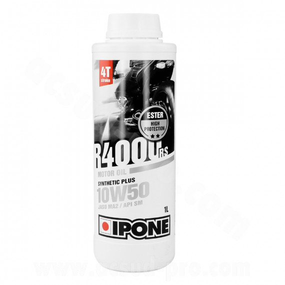 HUILE IPONE 4T R4000 RS SYNTHESE 10W50 (BIDON 1L)