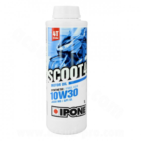 HUILE IPONE 4T SCOOT 4 10W30 SYNTHESE (BIDON 1L)