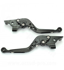 LEVIER MAXISCOOTER ALU CNC RB MAX ADAPT. YAMAHA TMAX 530 NOIR (LA PAIRE)
