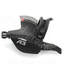 MANETTE DE DERAILLEUR VTT GAUCHE L-TWOO DOUBLE A3 2X8V.