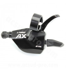 MANETTE DE DERAILLEUR VTT GAUCHE L-TWOO DOUBLE AX 2X12V.