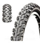 PNEU VELO 26 x 1.95 CST KNOBBLY TRACTION BANDE ANTI-CREVAISON 5MM NOIR TRINGLE RIGIDE TR (53-559)