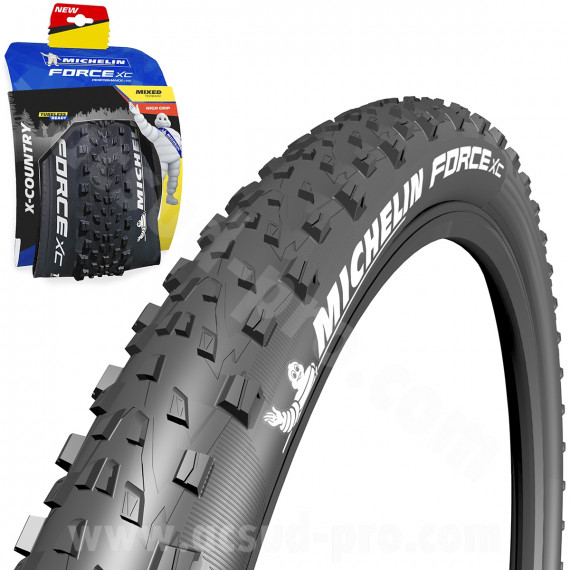 PNEU VELO 26 x 2.10 MICHELIN FORCE XC PERFORMANCE LINE TUBELESS READY TRINGLE SOUPLE TS (54-559)