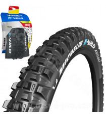 PNEU VELO 27.5 x 2.80 MICHELIN E-WILD REAR GUM-X TRINGLE SOUPLE TS (71-584)