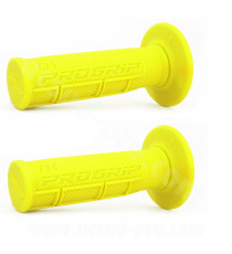 REVETEMENT POIGNEE PROGRIP 794 JAUNE FLUO CLOSED END 115mm (CROSS/MX)  (LA PAIRE)