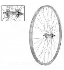 ROUE AVANT VELO 650 X 35B ALU AXE PLEIN