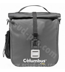 SACOCHE COLUMBUS ETANCHE DE GUIDON AVEC FENETRE TRANSPARENTE ET FIXATION 8L