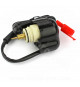 STARTER ELECTRIQUE MAXISCOOTER TNT ADAPT. PIAGGIO 125 / VESPA LX / SPRINT / PRIMAVERA (OEM : CM142913) pour carbu Mikuni VM