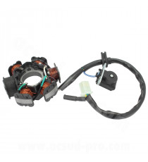 STATOR ALLUMAGE SCOOTER ADAPT. SYM MIO 50 4T 2005-2016 (OEM : 31120-A7E-000)