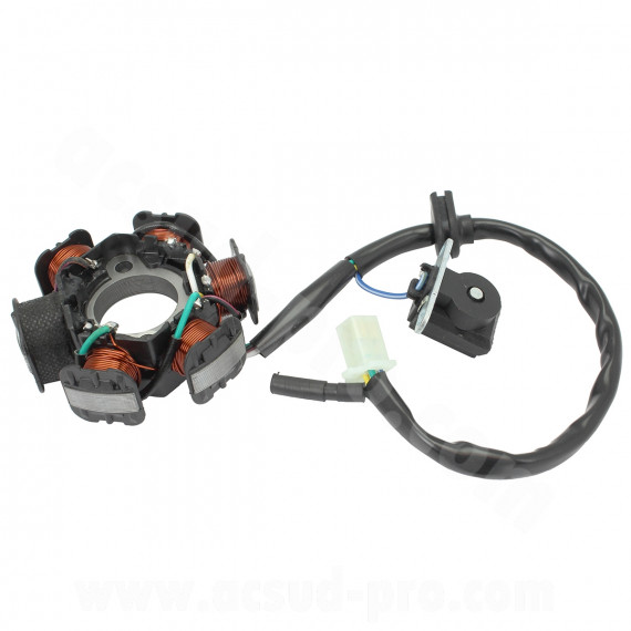 STATOR ALLUMAGE SCOOTER ADAPT. SYM MIO 50 4T 2005-2016 (OEM : 31120-A7E-000)