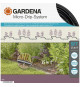 GARDENA Kit complet arrosage goutte-a-goutte taille S Micro-Drip  Arrosage ligne 100m max  Systeme auto-nettoyant - (13010-20)