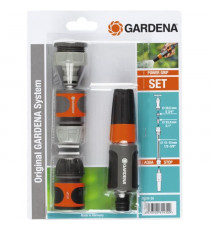 GARDENA Nécessaire de base Adapté tuyau Ø13mm et Ø15mm Compatibilité Original GARDENA System Kit complet Garantie 2ans
