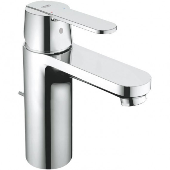 GROHE Robinet de salle de bains lavabo Get, tirette de vidage, bonde incluse, robinet mousseur économie d'eau, taille M, 2345…