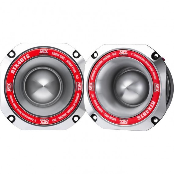 MTX AUDIO - MTX tweeter a haute efficacité RTX4BTs - Ø10cm - Bobine 45mm - 200W RMS - 800W - Peak 8O 103,0dB/2V/1m vendu a la…