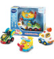 VTECH - Tut Tut Bolides - Coffret Trio Loisirs (Avion + Formule 1 + Bus) - Multicolore - Mixte - 12 mois+