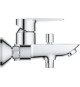 GROHE Mitigeur monocommande Bain / Douche, Start Edge, robinet avec mousseur, 24198001