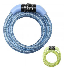 MASTER LOCK Cable Antivol Vélo [1,2 m Câble] [Combinaison] [Extérieur] [Couleur Aléatoire] 8143EURDPROCOL