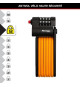 Antivol Vélo a Code - MASTER LOCK - 8336EURDPRO - Acier Trempé, Combinaison Programmable, Support Inclus