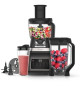 Robot de cuisine - NINJA - BN800EU - 3-en-1 - 1200 W - Auto-iQ - Noir et argent