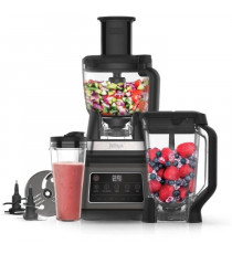 Robot de cuisine - NINJA - BN800EU - 3-en-1 - 1200 W - Auto-iQ - Noir et argent