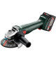 Meuleuse d'angle sans fil - METABO - W 18 L 9-125 - 18 V - MetaBOX 165 L