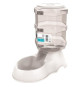 M-PETS Distributeur de croquettes Hexagonal - 3500ml - Blanc - Pour chien