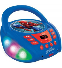Lecteur CD Bluetooth Spider-Man avec Effets Lumineux