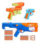 NERF Pack 3 blasters N Series Gear Up, pistolet a fléchettes, 18 fléchettes Nerf N1 compatibles uniquement avec les blasters …