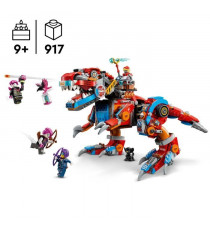 LEGO DREAMZzz 71484 Le Robot Dinosaure C-Rex de Cooper - Figurine T. rex ou Ptérodactyle