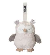 Mini Peluche - TOMMEE TIPPEE - Ollie La Chouette - Aide au sommeil nomade - 6 sons - Rechargeable par USB - Lavable en machine