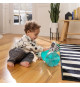 BABY EINSTEIN Jouet a roulettes Petit Eléphant, Musique et Lumieres, Interactif et Multilingue, Développement de la motricité