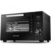 BRANDT - FC406MHB - Mini four 40L - Dimensions plat : 29*38 cm - Réglage de la température: 40 ? a 220 ?