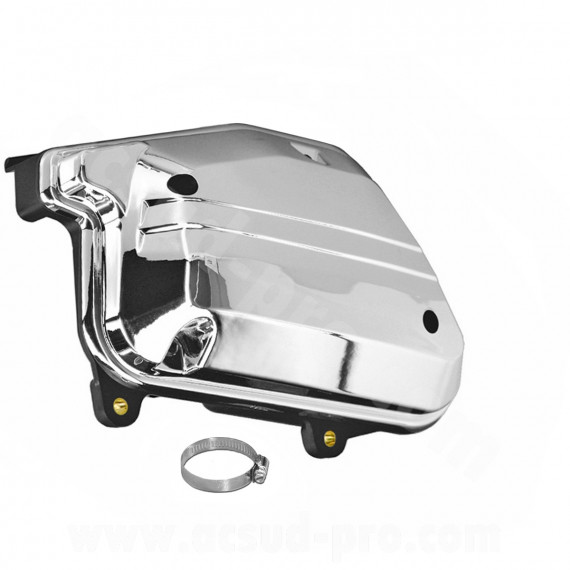 BOITIER FILTRE A AIR COMPLET ADAPT MBK 50 BOOSTER 1990-2003 STUNT 1990-2003 YAMAHA 50 BWS 1990-2003 CHROME (OEM : 3AA-E4400-00)