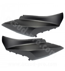 PAIRE COQUES CARENAGES ARRIERE ADAPT SYM ORBIT 2  NOIR MAT  50 125cc 2T ET 4T 2010-2014 (OEM: 83500-AAA-0001 83600-AAA-0001)