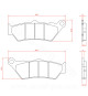 PLAQUETTE DE FREIN MOTO BRENTA ADAPT BMW R 850 R R 850 RT R 1100 GS R 1100 S R 1150 GS R 1150 R R 1200 GS R 1200 R R 1200 RS AR