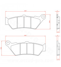 PLAQUETTE DE FREIN MOTO BRENTA ADAPT BMW R 850 R R 850 RT R 1100 GS R 1100 S R 1150 GS R 1150 R R 1200 GS R 1200 R R 1200 RS AR