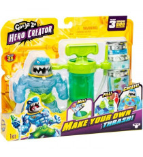 Figurine Hero Creator Thrash 11cm - HERoeS OF GOO JIT ZU - Kit de création de texture personnalisée