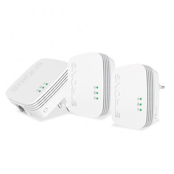 Kit CPL - STRONG - Powerline Wi-Fi 600 Duo - Module Wi-Fi, Point d'Acces 300 MB