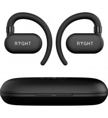 Ecouteurs sans fil extra auriculaires - Bluetooth 5.4 - RYGHT - Open - Noir